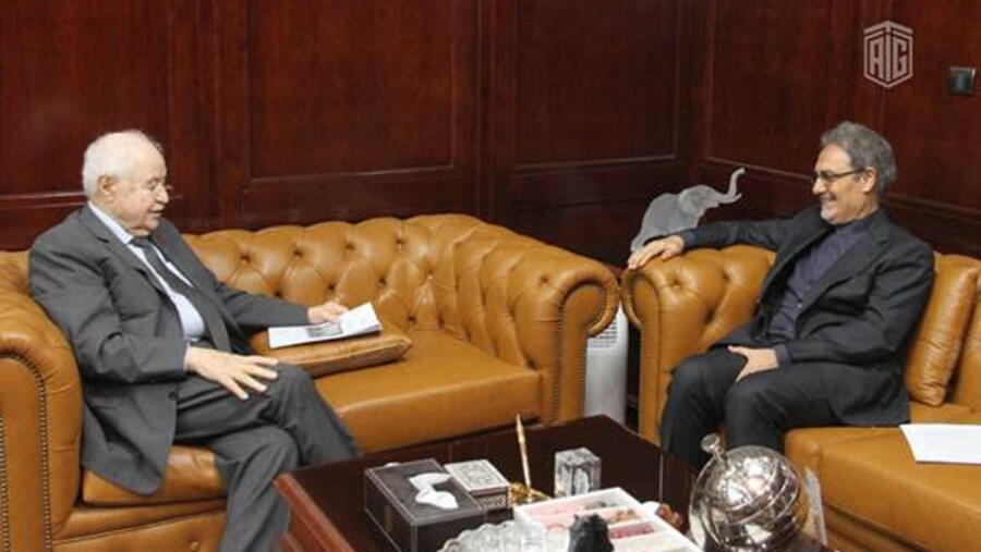 Abu-Ghazaleh and Chargé d'Affaires of Iranian Embassy in Jordan Discuss Issues of Mutual Interests