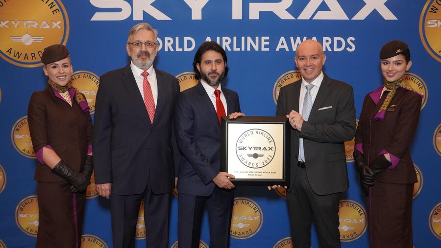 Etihad Named Best Airline Staff Service in the Middle East