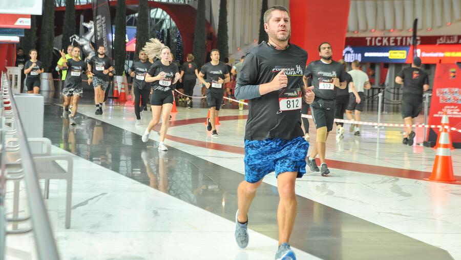 More Than 1,000 Runners Participated in Formula Run at Ferrari World Abu Dhabi