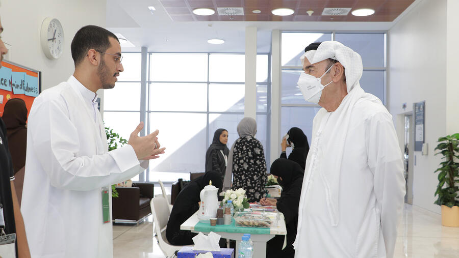 UAEU Conducts Interactive Activities on World Mental Health Day