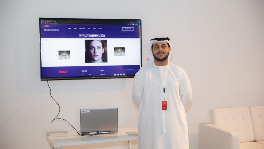 A UAEU Research Team Invents Deep Fake Technology