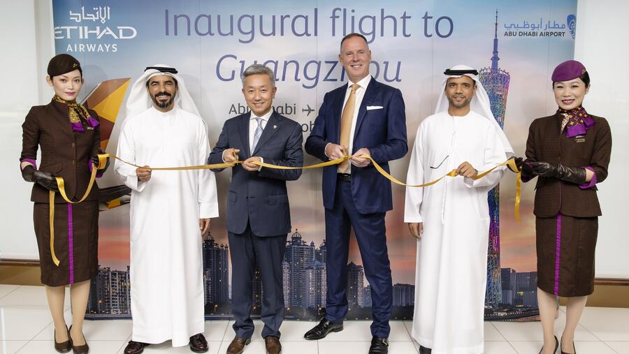 Etihad Airways Launches Inaugural Flight to Guangzhou