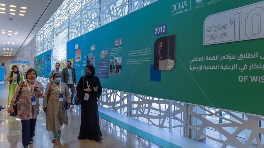 Her Highness Sheikha Moza Attends Wish 2022 Closing Ceremony