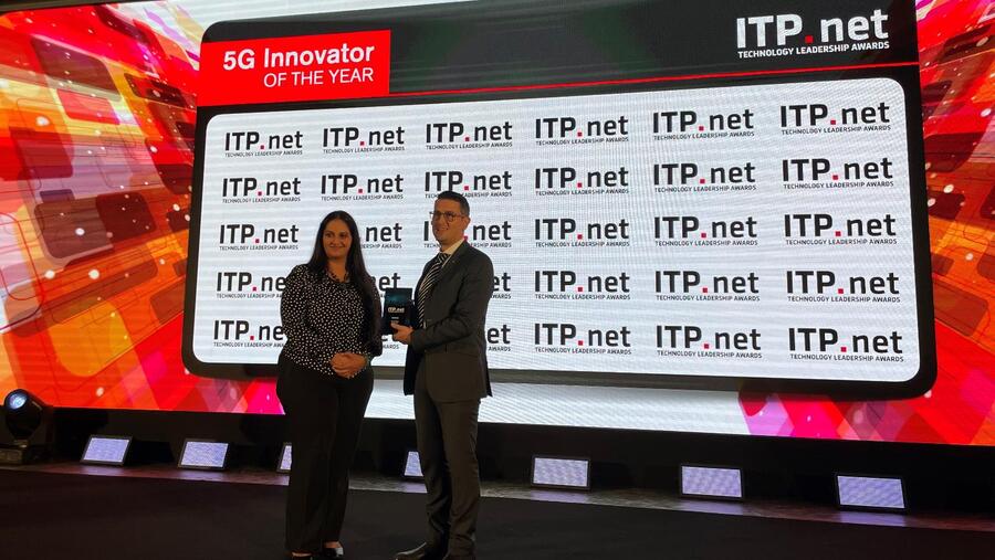 Ericsson Wins 5G Innovator of the Year at the itp.net Technology Leadership Awards