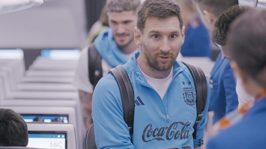 flydubai introduces two new aircraft with special Argentina national football team livery and counts down to the start of its Match Day Shuttle service to Doha