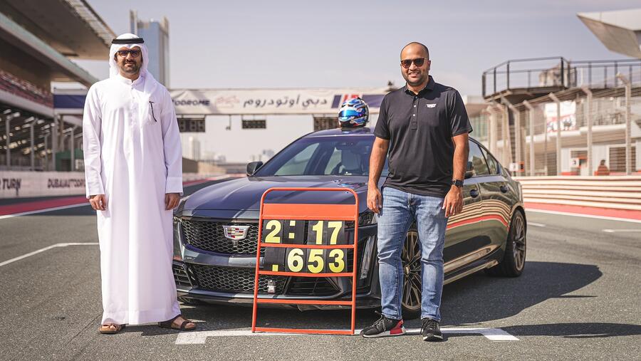 Cadillac CT5-V Blackwing breaks record for Fastest Production Sedan Car at the Dubai Autodrome GP Circuit