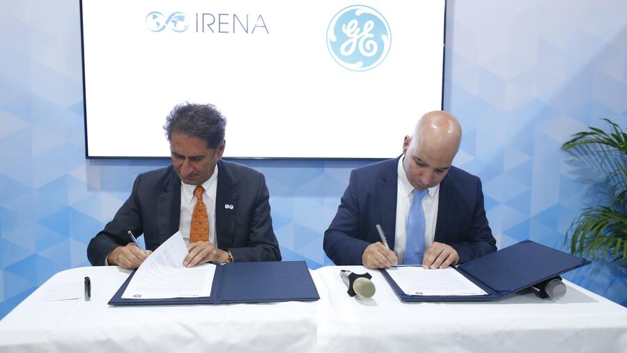 GE and IRENA sign collaborative agreement at COP27 to support the global climate change agenda