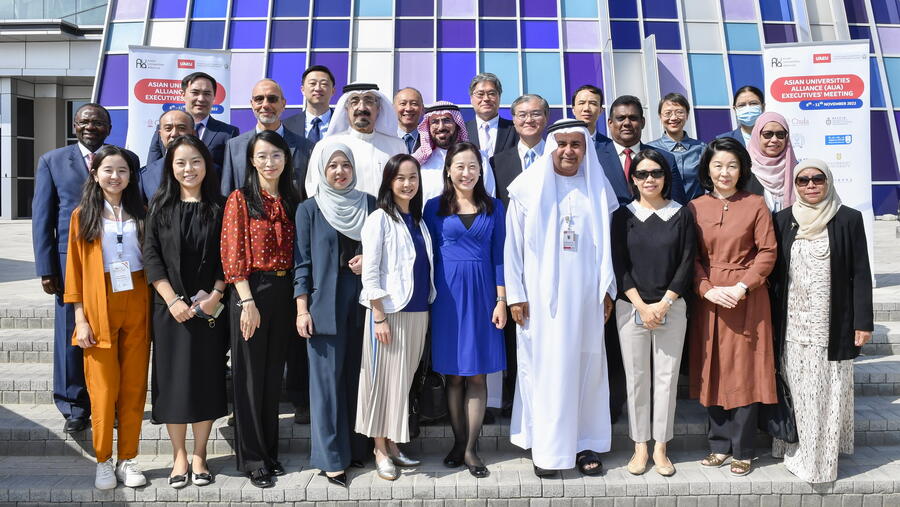 With the participation of 15 Asian universities Asian Universities Alliance (AUA) Executives Meeting held at the UAE University