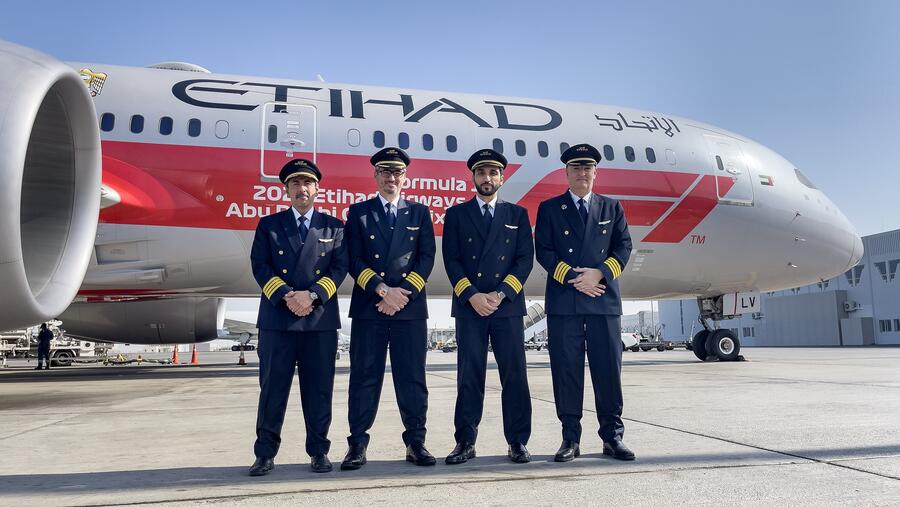 Abu Dhabi Grand Prix To Start With  Spectacular Etihad and Al Fursan Fly Over