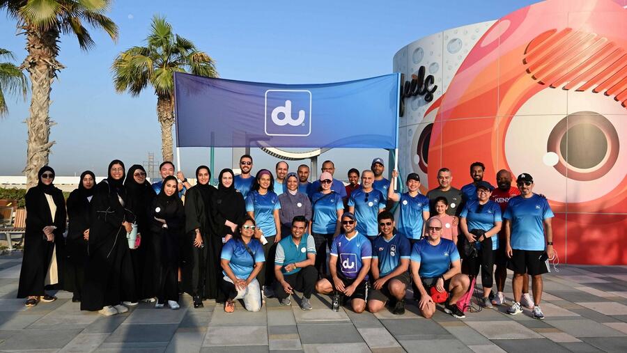 du gets moving for this year’s Dubai Fitness Challenge