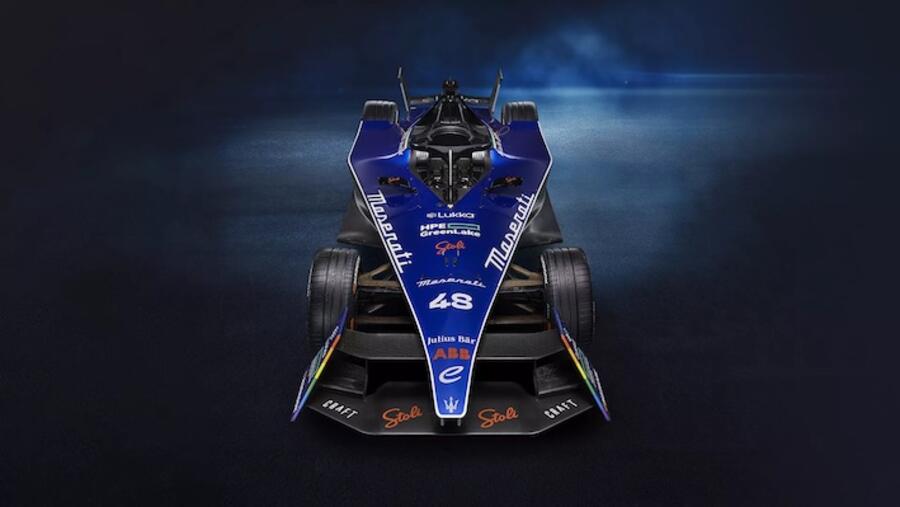 Maserati MSG Racing unveils Formula E Gen 3 livery. The first fully electric racing car in the history of Maserati. 