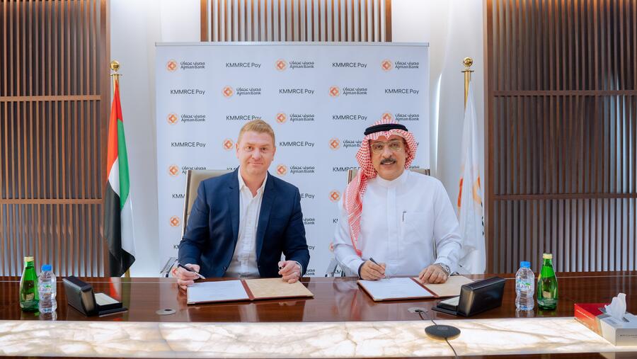 Ajman Bank Signs a Strategic Partnership with KMMRCE Pay to Drive Transformation in the Payments Sector