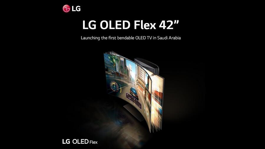 LG Launches the World’s First Bendable 42-Inch Oled TV in Saudi Arabia