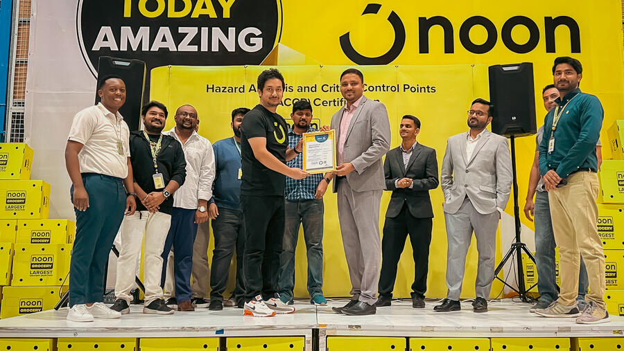 Noon Grocery is the region's first pure e-commerce player to gain HACCP certification