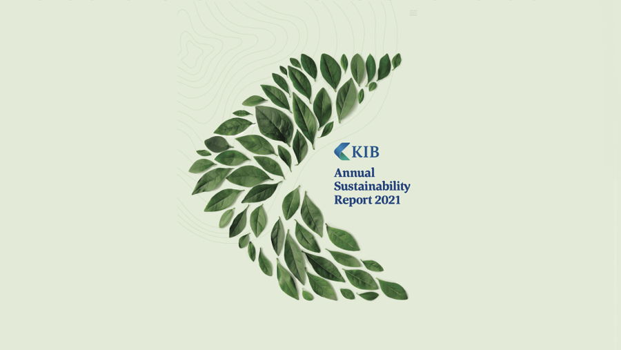 KIB Publishes Its First Annual Sustainability Report