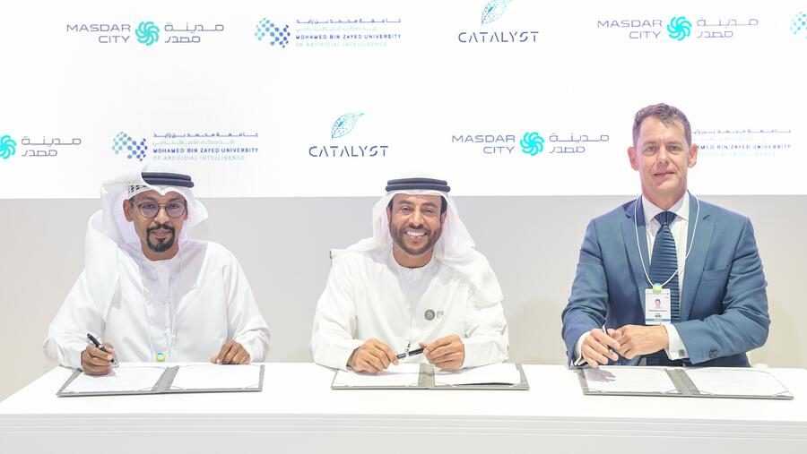 Masdar City, MBZUAI, and The Catalyst join hands to nurture clean energy, AI, and smart city tech in the region