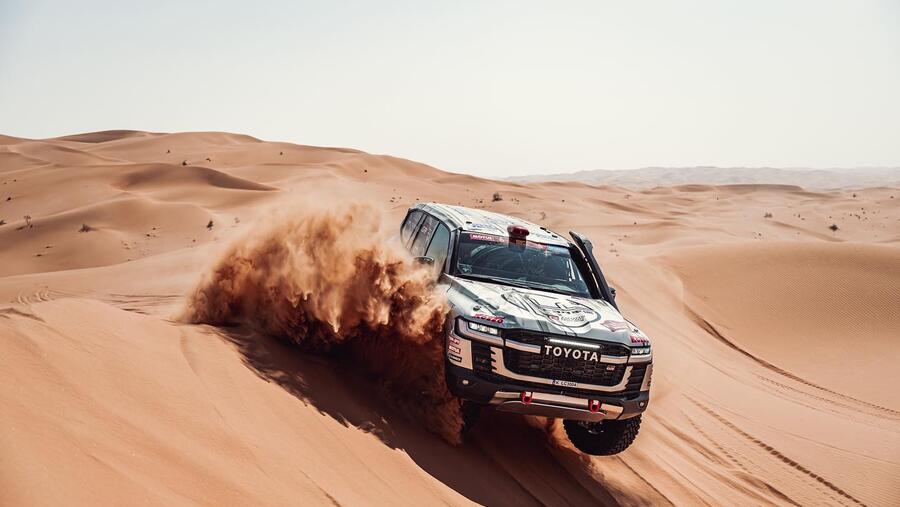 TOYOTA GAZOO Racing celebrates victory at 2023 Dakar Rally for second year running