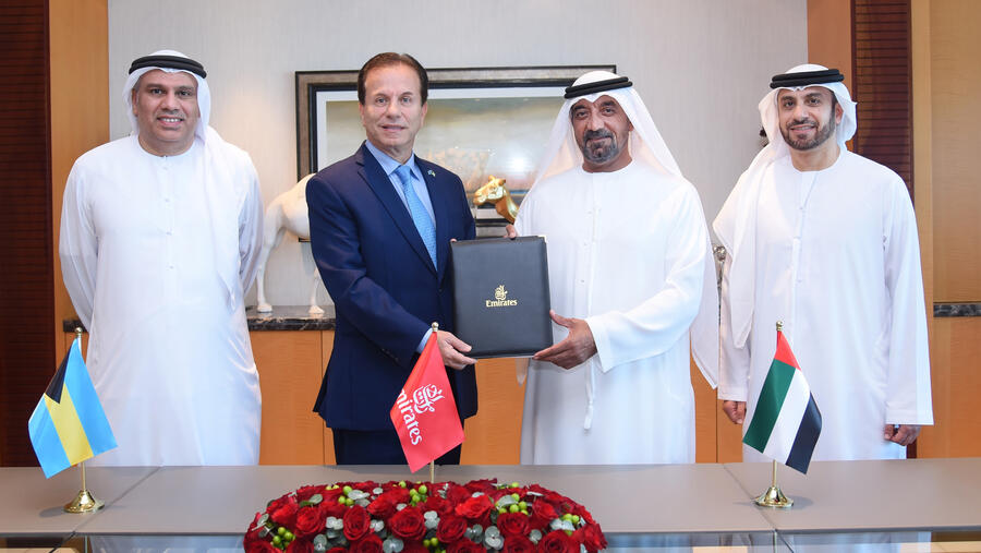 Emirates signs pact to support visitor arrivals to The Bahamas