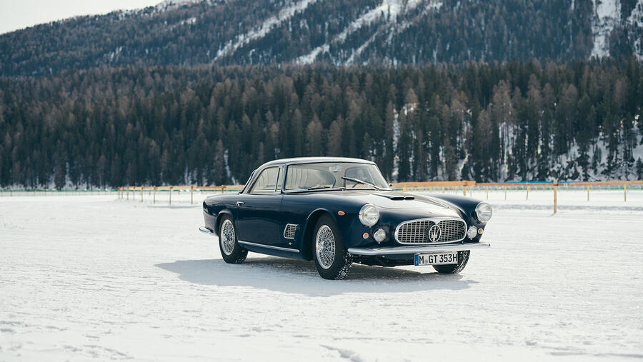 Maserati Is Back at the I.C.E. In St. Moritz With Its Glowing Trident