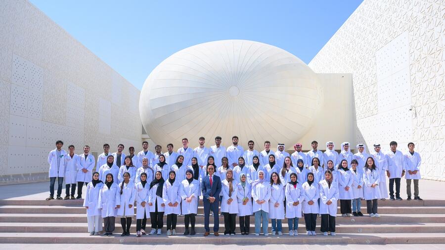 WCM-Q students shadow doctors at HMC and Sidra Medicine to gain hospital experience