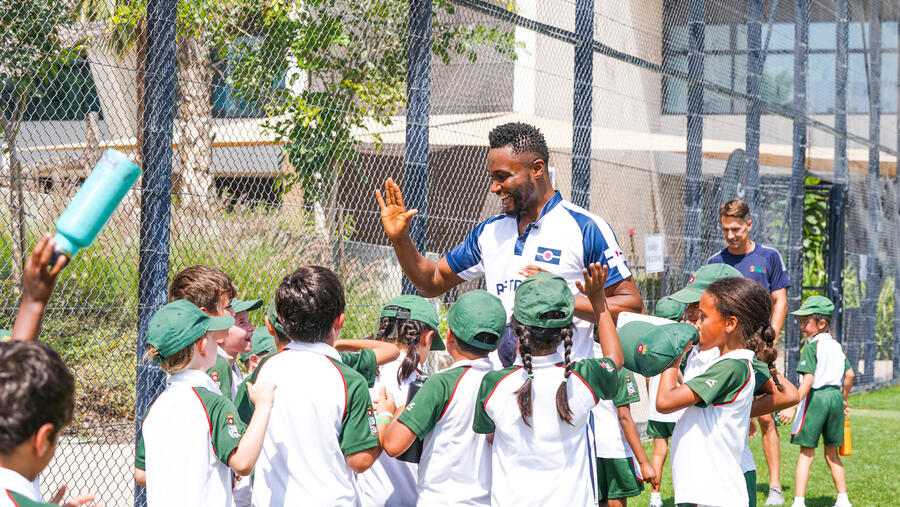 John Obi Mikel is back on the football pitch to Inspire the Next Generation of UAE residents