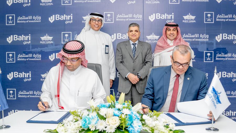 Bahri inks non-binding MoU with Suez Canal Authority for cooperation in establishing a joint venture