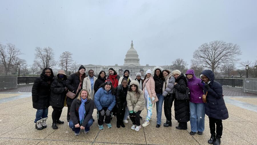 QF Partner Georgetown University Qatar's Women as Changemakers Course Takes Students to Washington, DC, for Inspirational Learning Experience