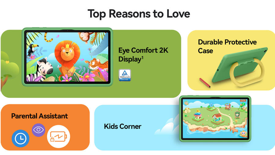 HUAWEI MatePad SE 10.4” Kids Edition is the top 2023 Kids-friendly tablet to get in Qatar