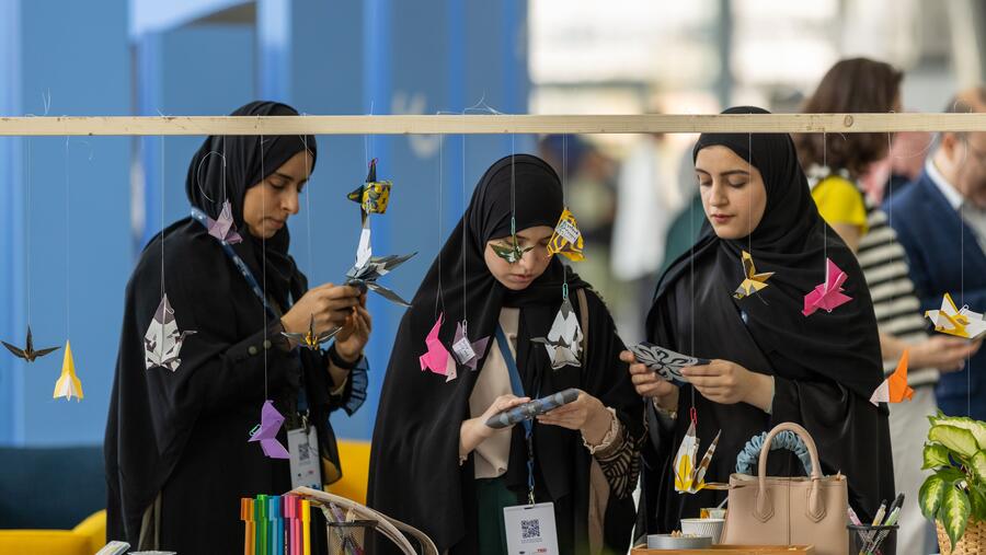 Her Highness Sheikha Moza attends opening of the TEDinarabic summither highness sheikha moza attends opening of the tedinarabic summit