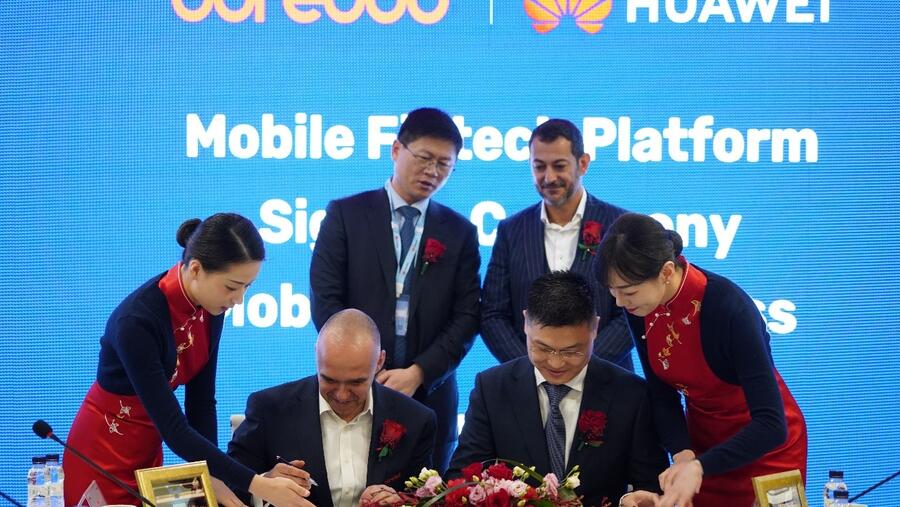 Ooredoo Signs Fintech Service Agreement with Huawei at MWC 2023 to Explore Promising New Business Together