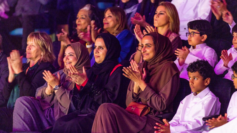 her excellency sheikha Hind attends opening night of QF’s showtime!