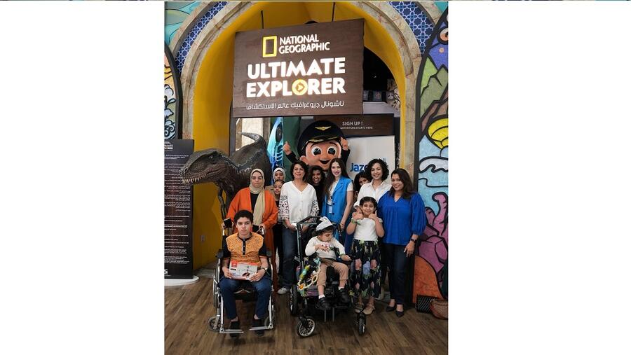 Jazeera Airways hosts children from Bayt Abdullah at National Geographic Ultimate Explorer in Assima Mall