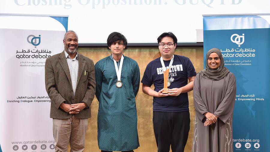 At QF, Georgetown is Named National Debate Champions Three Years in a Row 