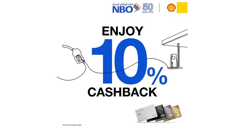 NBO enables customers to earn cashback on purchases at shell petrol stations