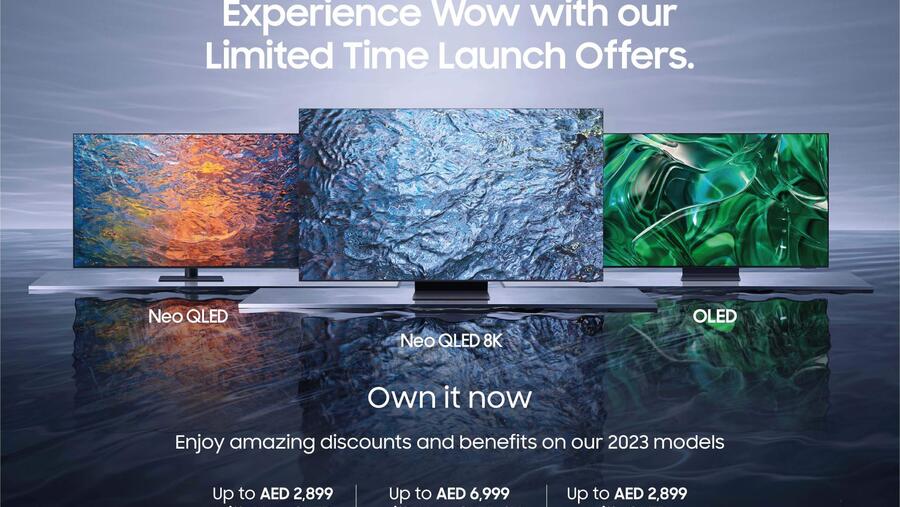 Samsung introduces its 2023 TV portfolio with the launch of 77-inch OLED and 8K Neo QLED in the UAE