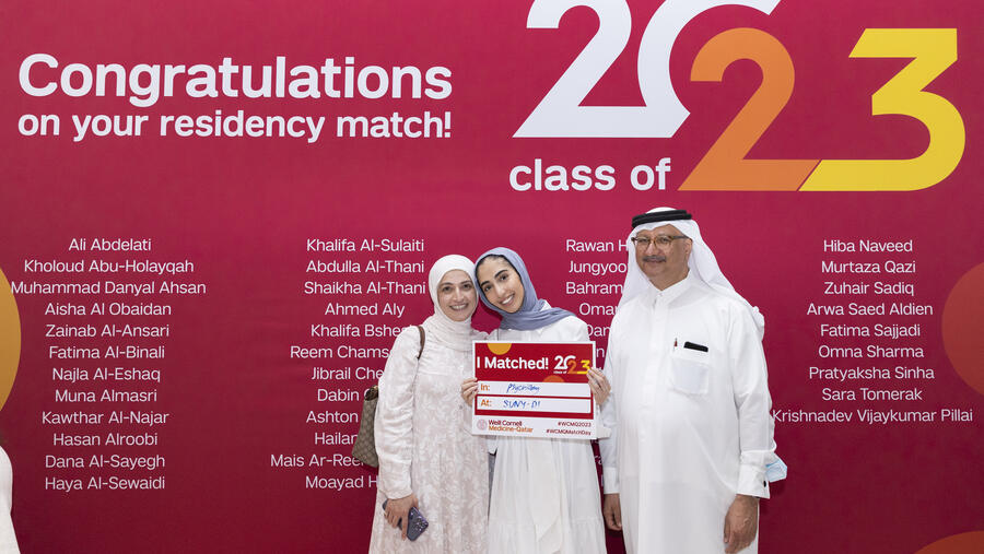 WCM-Q’s future doctors celebrate resounding Match Day success