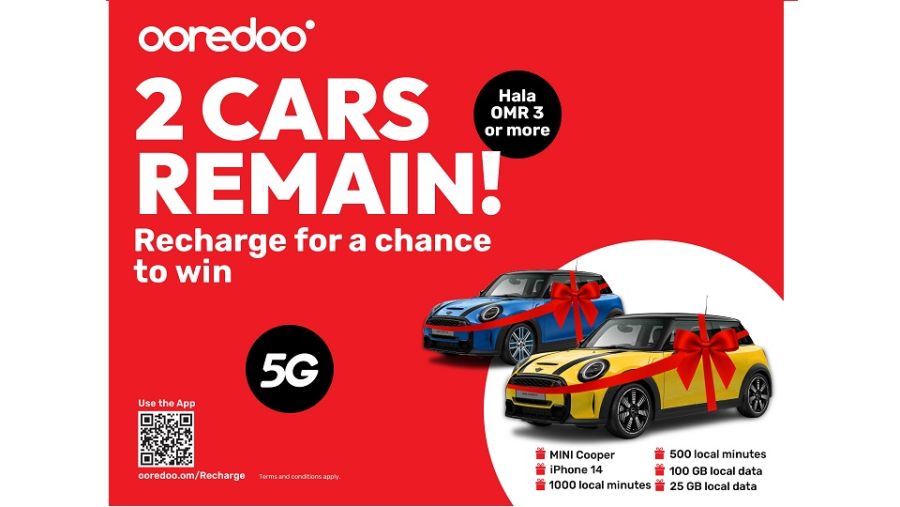 There’s still time to Win Big with Ooredoo’s Recharge & Win for Hala Prepaid Customers 