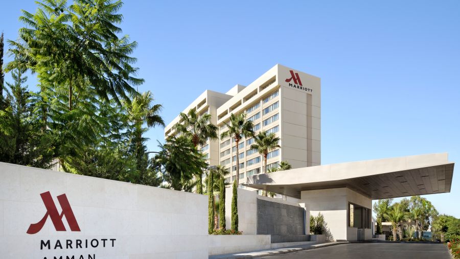 Amman Marriott Hotel crowned  highly recommended business hotel in Jordan by business traveller middle east awards 2023