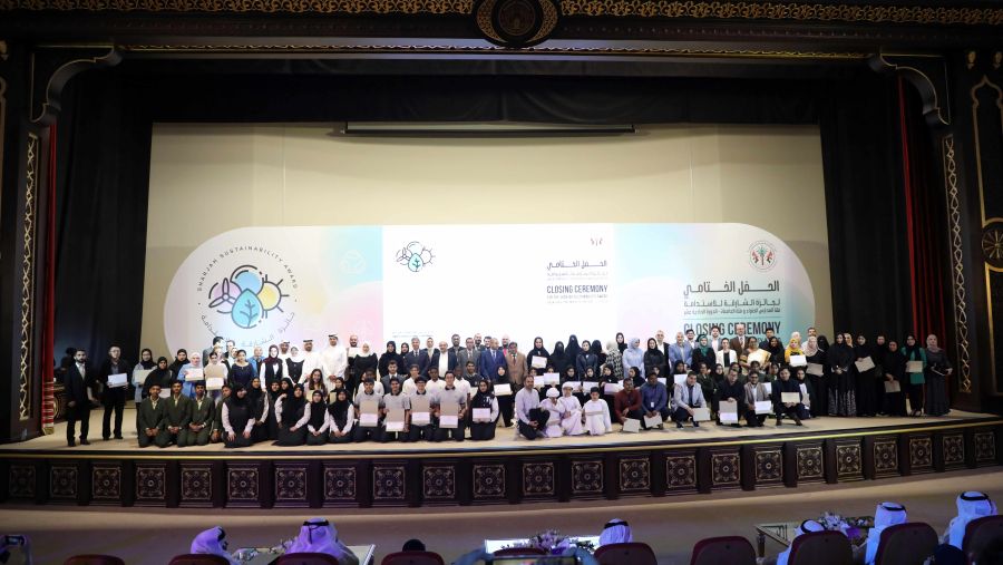 The Environment and Protected Areas Authority honours the winners of the Sharjah Sustainability Award