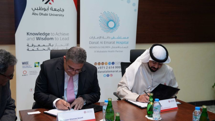 ADU signs MoU with Danat Al Emarat Hospital for Women & Children