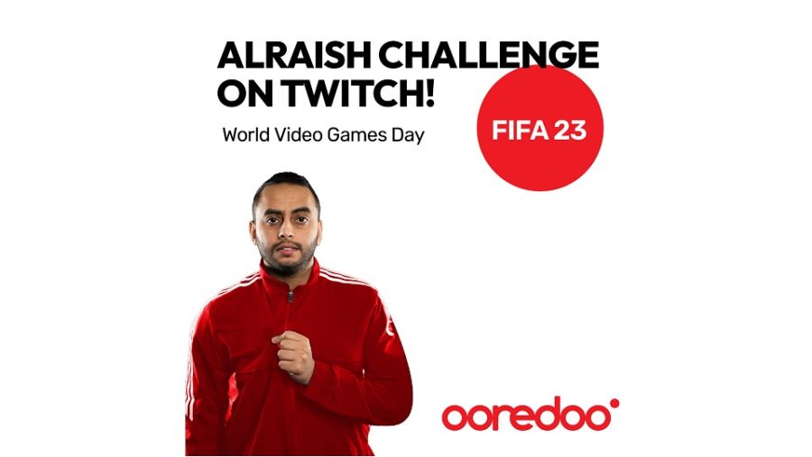 Ooredoo Kuwait Hosts Thrilling Live FIFA 23 Competition on Twitch in collaboration with Kuwait’s Team Champion, Abdullah Al Raish