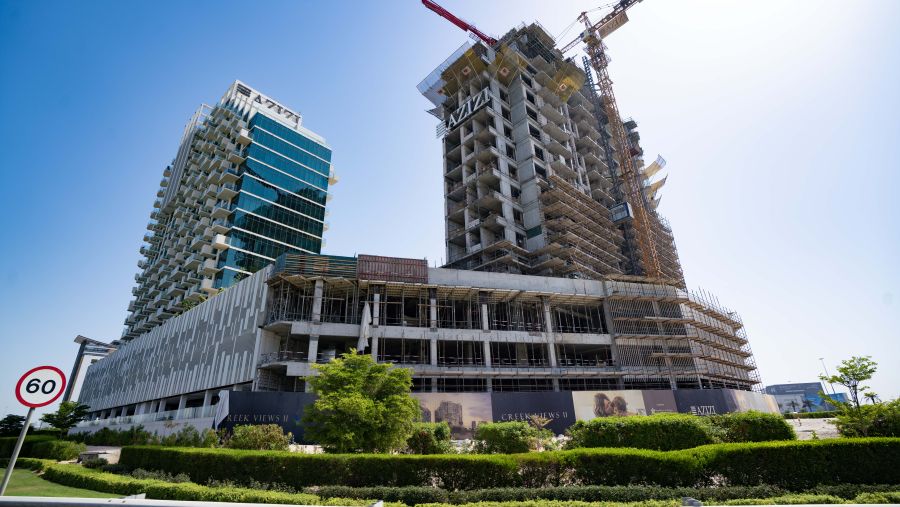 Azizi Developments’ Creek Views II reaches 50% completion