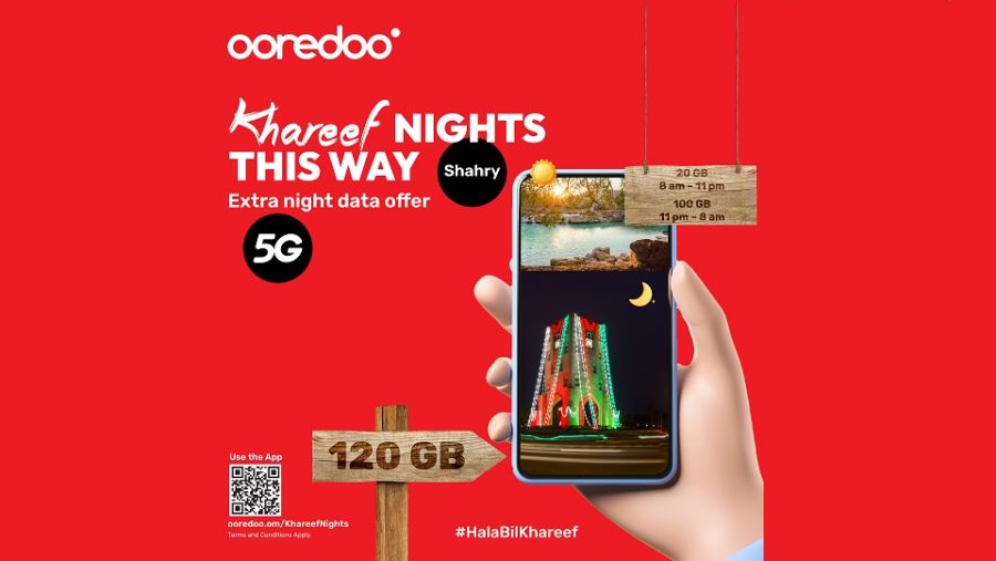 Enjoy Bonus Nighttime Data with Khareef Nights from Ooredoo