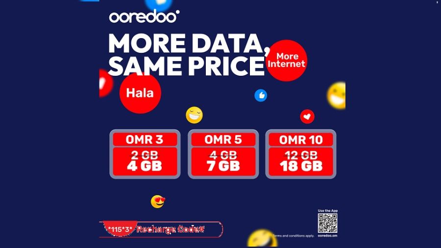 Boost your Data at No Extra Cost with Ooredoo’s More Internet Recharge Offer 