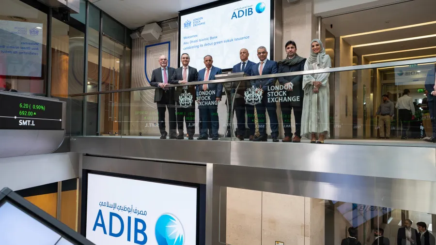 ADIB Lists Successfully its $500m Green Sukuk  on London Stock Exchange Market and Sustainable Bond Market