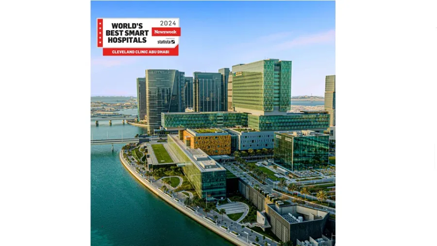 Cleveland Clinic Abu Dhabi ranked as the top smart hospital in the UAE and GCC for the second consecutive year by Newsweek