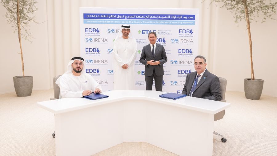 Emirates Development Bank commits AED 1.3 billion finance under IRENA’s Energy Transition Accelerator Financing Platform