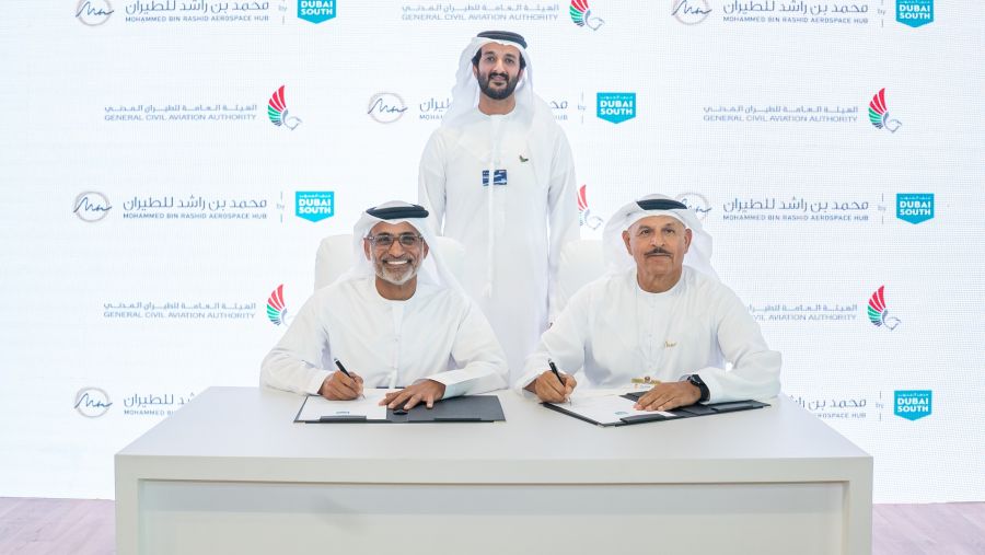 Mohammed Bin Rashid Aerospace Hub Signs Agreement With The General Civil Aviation Authority For New Training Facility At Dubai South