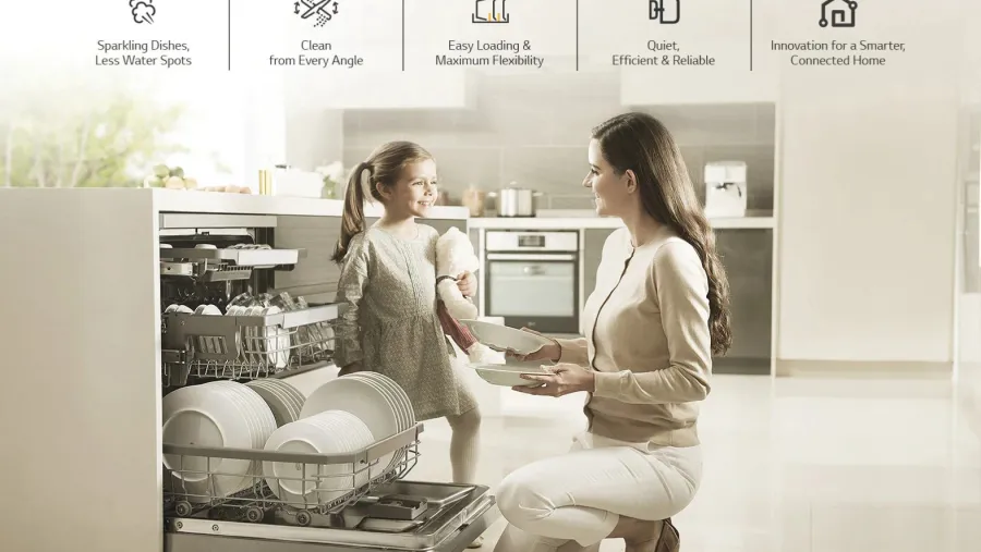  DISCOVER RESTFUL MOMENTS AND A WORLD OF CONVENIENCE WITH LG DISHWASHERS