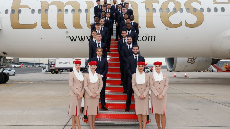  Emirates flies Real Madrid in style ahead of the Spanish Super Cup in Riyadh